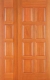 Solid Decorative Double & Unequal Leaf Door Model : SD 10E