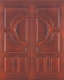 Solid Decorative Double & Unequal Leaf Door Model : SS 24AL 