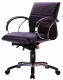 Low back chair with armrest DCL3