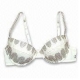 Snake Skin Molded Pad Wire Brassiere with Brief. Model#: C9172 & C9173